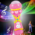 Baby girls boys Party wireless microphone karaoke singing kids funny music toy. 