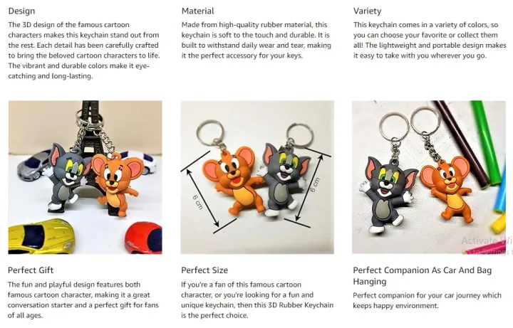 2%20Piece%20Tom%20and%20Jerry%20Soft%20Silicone%203D%20Cartoon%20Character%20Rubber%20Keychain%20Chain%20-%20Image%203
