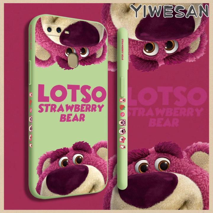 YIWESAN Case For OPPO A5s Case With Fashion Cartoon Lucky Lotso Bear New Design Shockproof Phone Casing Full Back Cover Camera Side Edge Soft Silicone Pattern Case Protection Cases Back Softcase