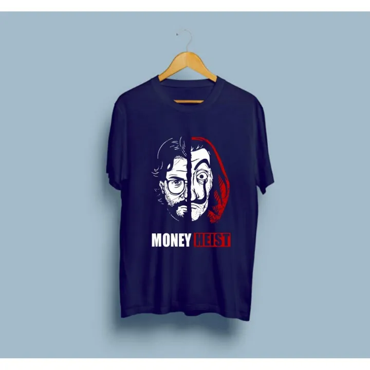 Money%20Heist%20Printed%20Summer%20Collection%20Cotton%20Round%20Neck%20Half%20Sleeves%20Tee%20shirt%20Top%20Quality%20For%20Men%20-%20Image%202