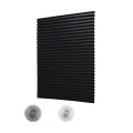 WEFILM Pleated Roller Blinds for Windows, Self-Adhesive Sunshade, Anti-UV, Heat Control, Blackout Curtains, Home Office, Available in Multiple Sizes and Colors. 