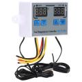 Dual Temperature Controller, Heating Cooling Digital Thermostat 12V with NTC 10K Sensor for Aquarium Tank for Greenhouse. 