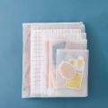 Ziplock Plastic Package Cloth Travel Storage Bag Waterproof Bag Zipper Lock Self Seal Frosted Portable Bags. 