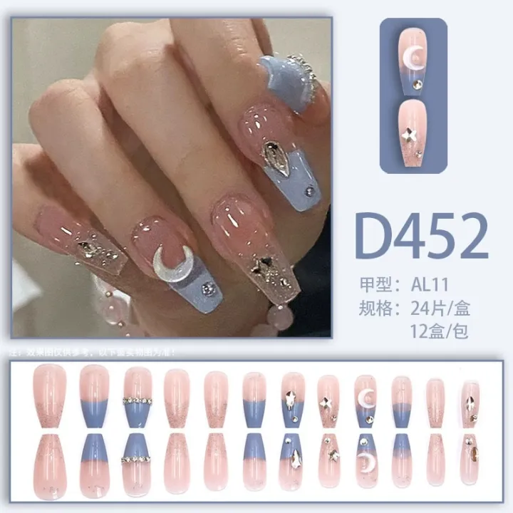 24Pcs%20French%20With%20Drill%20Pearl%20Fake%20Nails%20Press%20On%20Nail%20Tips%20Artificial%20Full%20Cover%20Cute%20Bow%20Wearing%20False%20Nails%20Fashion%20Popular%20Stick%20on%20Nails%20Cute%20Artificial%20Nails%20for%20Girls%20Cat%20Eye%20Nails%20-%20Image%204