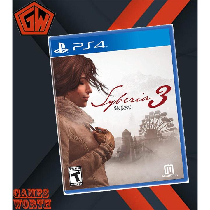 PLAYSTATION 4 DVD SYBRIA 3 PS4 GAME