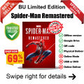 Spider Man Remastered - GAME FOR PC (GOOGLE DRIVE/ MEDIAFIRE) - QR CODE. 