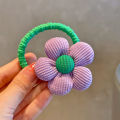 1PC New Cute Sweet Fill Cotton Flowers Girls Kids Elastic Hair Bands Children Hair Ties Princess Hair Accessories Baby Headwear. 