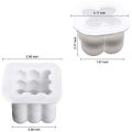 Candle Mold for Pouring, Silicone Bubble Candle Candle Mold Candles Yourself Make Square Candle Molds. 