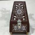 ARSIM Sewing machine wood case sewing machine Wood Cover sewing machine wood box fancy sewing machine box case cover. 