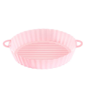 1PCS-Silicone Air Fryer Oven Baking Pan Square Reusable Cake Pan Air Fryer Accessories. 