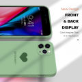 Hontinga for Tecno Spark 5 Air / Spark 6 Air Back Cover Simple Lover Heart Pattern Case Soft Square Edge Liquid Silicone Phone Cases. 