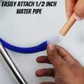 SOLAR PANEL CLEANING BRUSH 20 FEET STAINLESS STEEL EXTENDABLE ROD WATER SYSTEM WITH FREE GIFT SOLAR WIPER AND SOLAR SHAMPOO. 