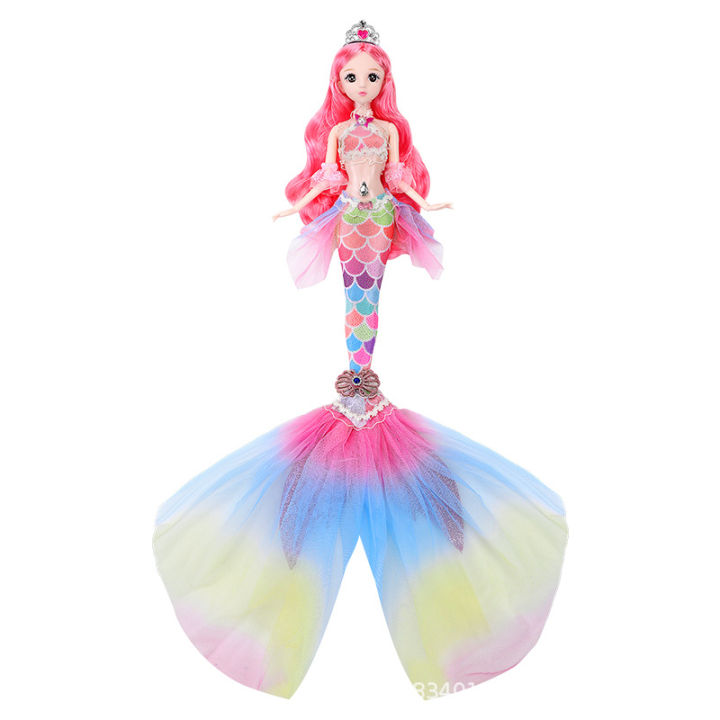 Mermaid%20princess%20sweet%20barbie%20doll%20set%20toy%20girl%20kids%20simulation%20large%20girl%20dress%20up%20doll%20-%20Image%204