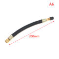 Braided Flexible Hose Tire Car Wheels Tyre Valve Stems Extensions Tube Adapter. 