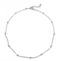 NEW Simple Invisible Transparent thin Line Gold Color Choker Necklace For Women Chain Necklace bead chocker collier femme Collar. 