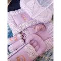 Best Quality Super Soft Fluffy Baby Set Complete Bedding 8 Pcs Set with Carrying Nest Gaddi. 
