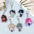 Popular Anime Double Sided Acrylic Alien Stage Keychain DIY Accessories Car Keyring Backpack Charm Anime Fans. 