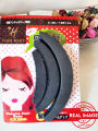 3Pcs/set Hair Pads Volume Increase Puff Bun Maker Donut Magic Foam Sponge Bump Up Insert Base Accessories 100% brand new and high quality Perfect for giving your plain hair a look. 