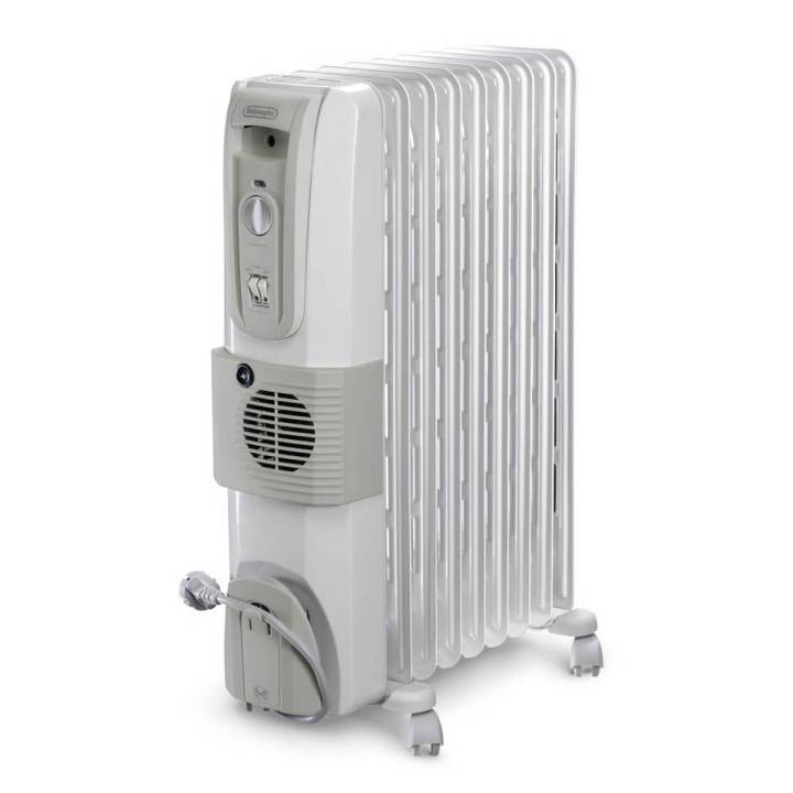 Delonghi Oil filled Radiators With fan KH771230V - 12 Fins - 3000 Watts