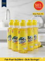 Pak-Pearl Dish Wash Liquid Value Pack of 6 x 200ml Bottles. 
