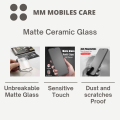 Samsung A10s Ceramic matte unbreakable antishock hybrid film 9D/11D/21D tempered sheet glass. 