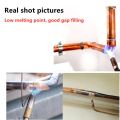 5Pcs Brass Welding Rod Phosphorus Copper Electrode Welding Wire Soldering Rod No Need Solder Powder Welding Rods. 