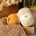 100% sheep wool pure wool wool medium thick hand knitted sweater line wool fleece wool yarn factory direct wool wholesale. 