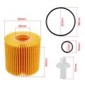 1 5Pcs Oil Filter For Toyota Camry RAV4 Highlander Scion Lexus ES350 RX350 RX450H GS350 ES300H 04152-YZZA1 0415231090 04152YZZA1. 