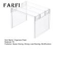 Refrigerator Storage Rack Multifunctional Fridge Organizer Shelf Space Saving Kitchen Storage Rack for Homes Stackable Refrigerator Storage. 