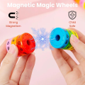 Magnetic Educational Plastic Toy For Children, 6 Pcs Magnetic Math Assembling Puzzle, Educational Block Calculate Game For Kids. 