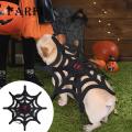 Pet Spider Web Halloween Costume Halloween Spiderwebs Pet Costume Eye-catching Adjustable Fastener Tape Dogs Cats Supplies Halloween Pet Costume Spider Web. 