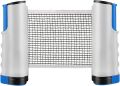 Retractable Table Tennis Net Portable Ping Pong Bracket Mini Table Tennis Nets for Indoor Outdoor Sports Dining Table Office Desk Adjustable Length 190CM Max. 