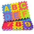 36 Pieces Alphabet Floor mats for Kids, Puzzle Foam Mat for Children Above 2 Years,Multi Colur (4x4)inch. 