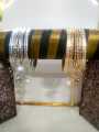 Bangles Sets with Hanging Charms | Traditional Pakistani Jewelry for Weddings & Festivals. 