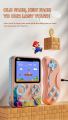 G5 Retro 3 inch Handheld Game Console Built-in 500 Classical FC Games Support for Connecting TV & Two Players. 