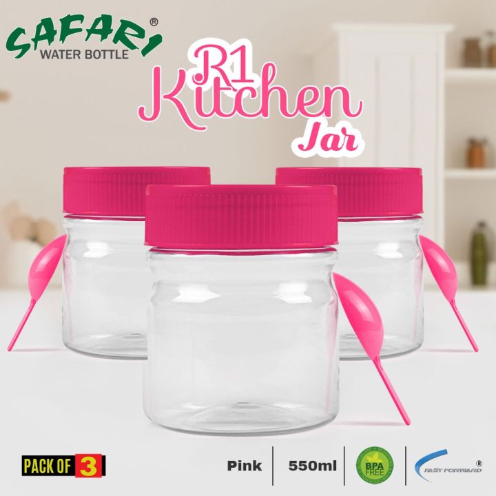 Durable%20Clear%20Plastic%20Food%20Storage%20Containers%20-%20Safari%20Mini%20Container%203%20Set%20+%203%20Spoons%20%7C%20Screw%20Lids%20%7C%20Kitchen%20Cabinet%20Pantry%20Containers%20for%20Spices,%20Herbs,%20Coffee,%20Tea%20%7C%20R1%20Kitchen%20Jar%20550ml%20-%20Image%204