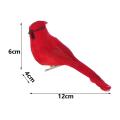 1/2PCS Handicraft Wedding Supply Home Decor Artificial Animal Simulation Parrot Real Feathers Bird Model. 