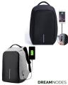 Anti Theft Bag Packs Original Anti Theft Bagpack - Black / Grey. 