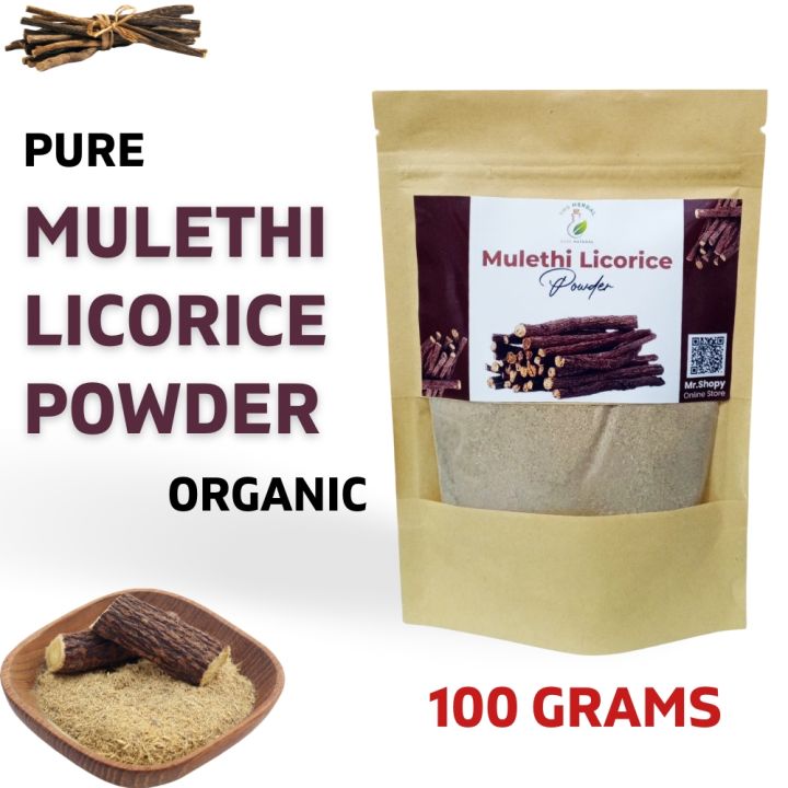 Mulethi Powder | Licorice Powder | Licorice Roots | Organic Mulethi ...