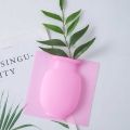 1Pcs Multifunctional Magic Silicone Sticky Flower wall hanging Vase - Multi. 