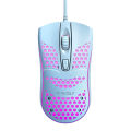 T-WOLF Thunder Wolf V15 Hole Mouse Hollow Honeycomb Wired USB Luminous Game Office Home Computer Cross-Border. 