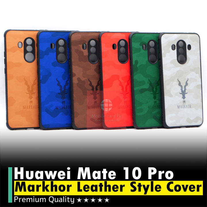 Huawei Mate 10 Pro Back Cover Soft Leather Markhor Style Case For Mate 10 Pro