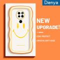 dienya For Huawei Mate 20 Mate 20 Pro Case Cartoon Lucky Smiley Face Pattern Color Cute Cream Wave Soft Edge Transparent Shockproof Creative Phone Case Simple Clear Case Silicone Protective Cover. 