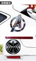 Anime Marvel Car Window Sticker Toys Figure Car Rear Iron Man Stickers Decor Laptop Luggage Decal Car Stickers Captain America. 