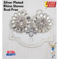 Party Wear Fancy Rust Free Stainless Silver Color Pair of Earrings Price - Jewellery for Girls and Women. 
