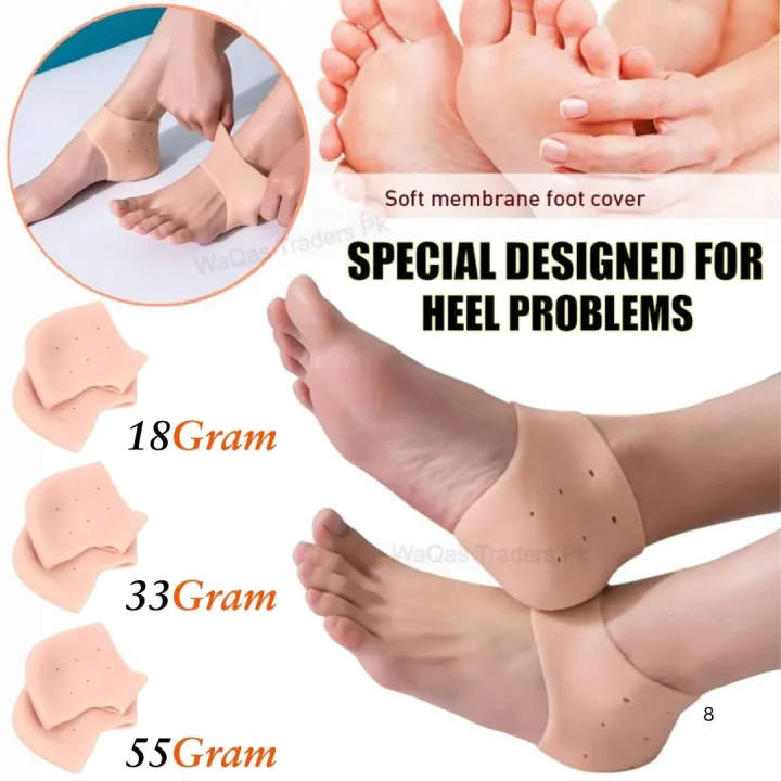 1%20Pair%20(2pcs)%20Soft%20Silicone%20Heel%20Anti%20Crack%20for%20Pain%20Relief%20Silicone%20Gel%20Heel%20Pad%20Socks%20for%20Men%20and%20Women%20Heel%20Protector%20-%20Image%202