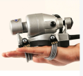 Al-Hamza Hand Massager H001 full body spring massager best massager for Head - Floating Action Body Massager - Silver. 