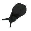 Professional Chef Hat Cooking Head Wrap Kitchen Catering Skull Cap Ribbon Turban. 