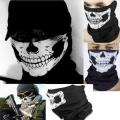 Discounted shop Skull Face Mask  Motorcycle Bicycle Half Face Skeleton Mask Halloween Outdoor Sport Headwear Half Sun Dust Protection. 