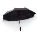 Compact Windproof Umbrella - Sun and Rain, Lightweight close and open with button. 